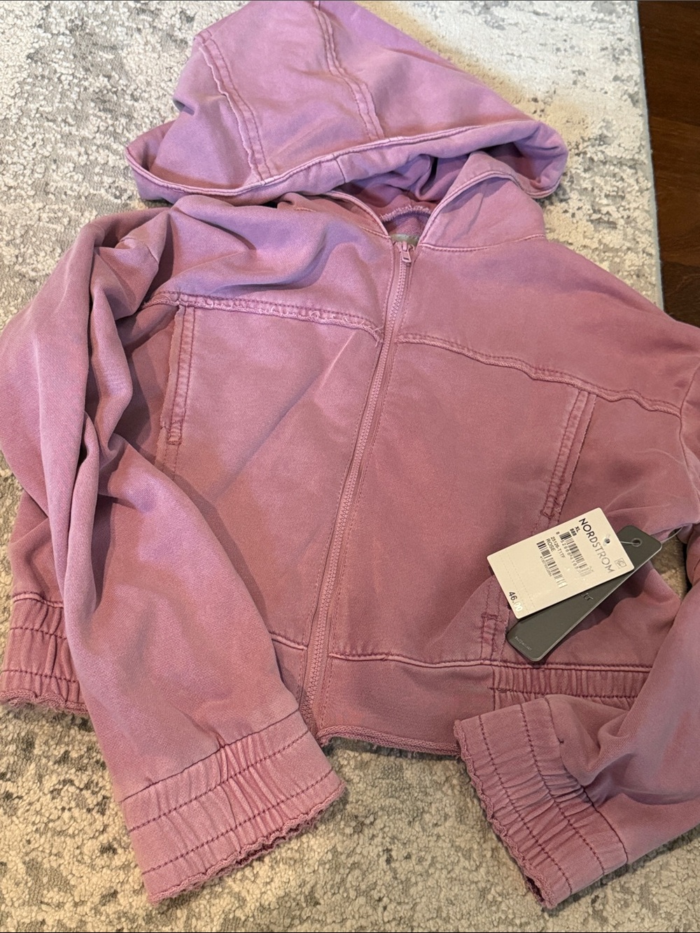 Tractr Lavender Hooded Zip Jacket for Kids